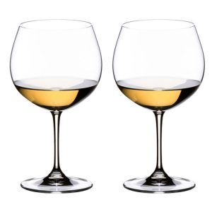 RIEDEL VIMUN OAKED CHARDONNAY MONTRACHET SET 2 COPAS